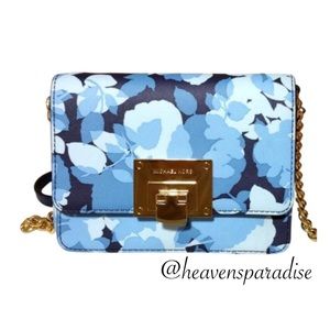 Micheal Kors Tina Granita Small Clutch Crossbody